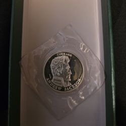 Liberty Lobby Andrew Jackson 1/2 troy ounce silver round. 