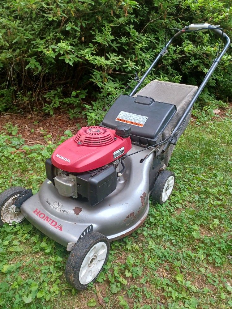 Honda Lawnmower Gas Self Propelled Lawn Mower With Bag