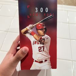 Mike Trout 300 Career Home Runs Bobble head