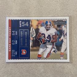 2022 Panini Contenders Game Day Ticket Shannon Sharpe