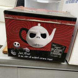 Jack Skellington Nightmare Before Christmas Teapot