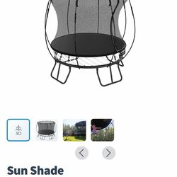 Springfree Trampoline Sun shade