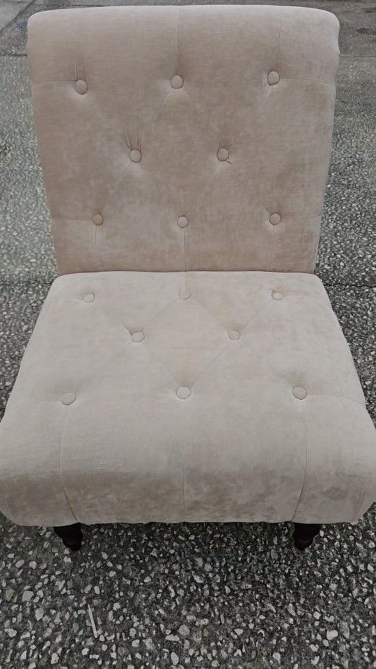 BEIGE FABRIC CHAIRS PIER 1 IMPORT