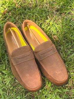 Florsheim Comfortech Men'sSize 13 Wide Leather Penny Loafers Men's Motor Smooth Moc Toe Preowned in Great condition Pet & Smoke Free Home. Check pho