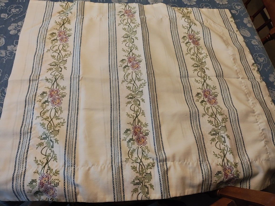 Set Of 2 Large Shams. Or Can Be Used As Nightstand Or End table Cover. Price For Both. Like New