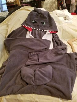 Shark costume pajama