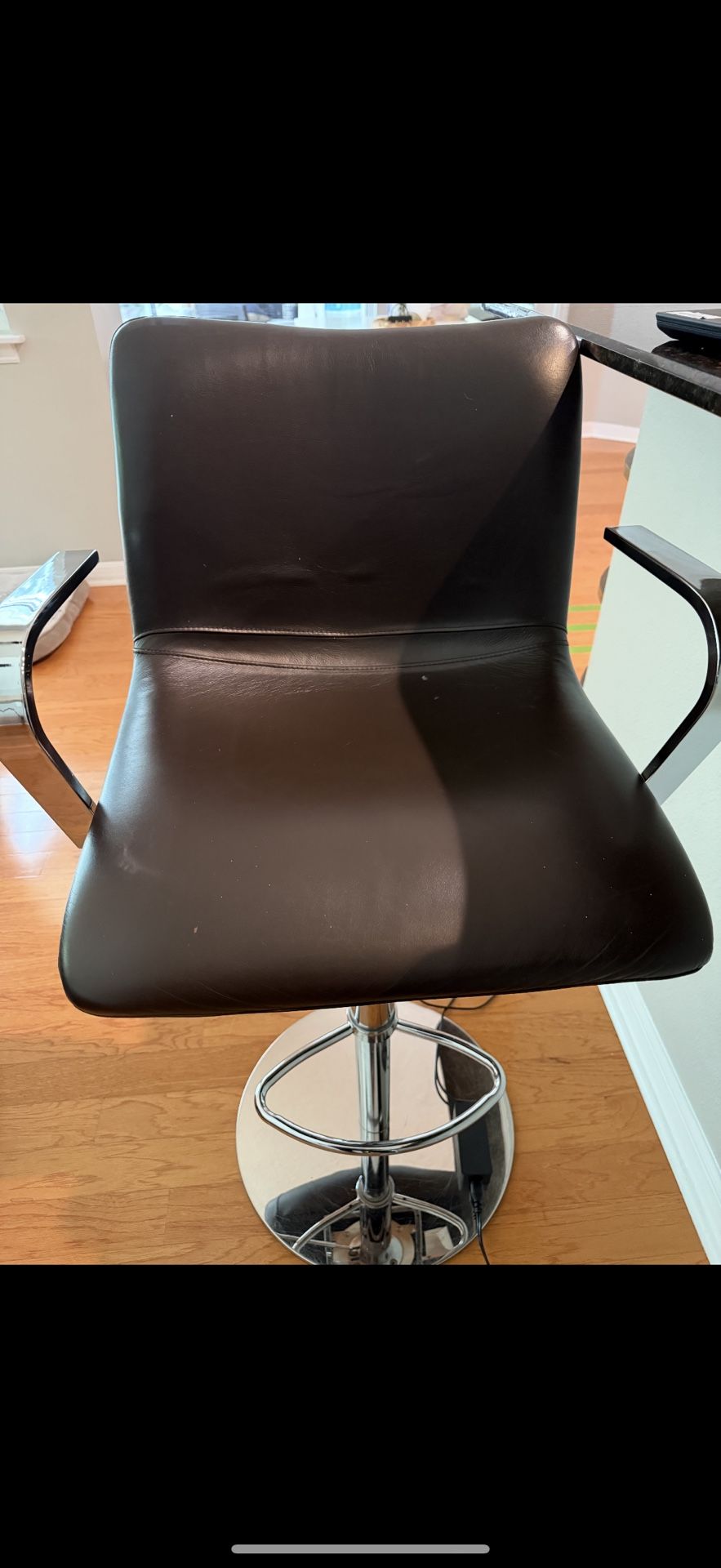 Four Scan Design bar/counter stools.