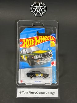 Hot Wheels - HW J-Imports #5/10 - Black Mazda RX3 (HHF23)