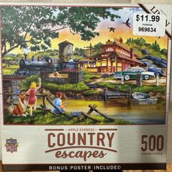 Puzzle 500 Piece Country Escapes