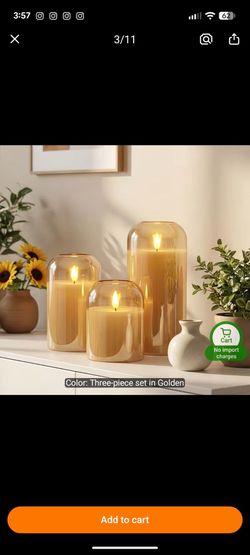 NEW LED Candles 3pcs