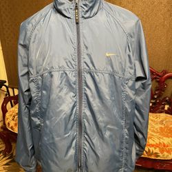 PreOwned Nike Windbreaker Jacket Blue Men's Large