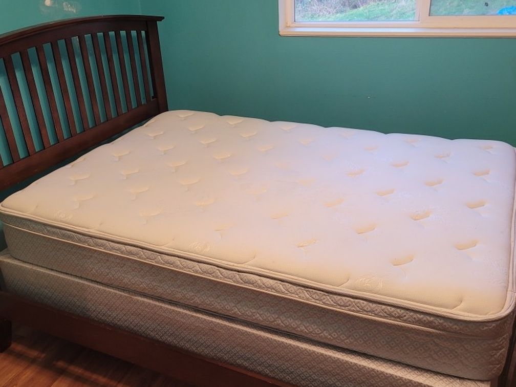 Twin Bed Frame / Mattress And Box Spring