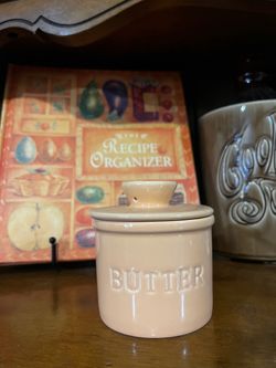 Ceramic Butter Crock with Lid
