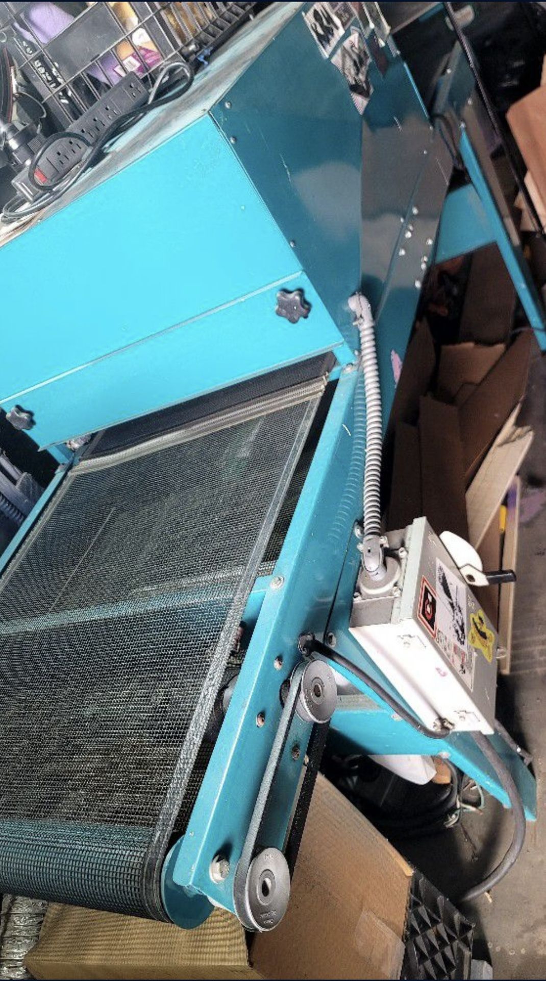 6 Color Press 4 Stations And Conveyer Belt Dryer - Industrial Brand*
