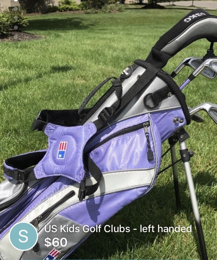US KIDS Girls golf clubs - left handed