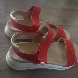 Gabor women's suede strap sandals Size 7.5 shoes