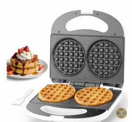 Brand New Double Mini Waffle Maker 