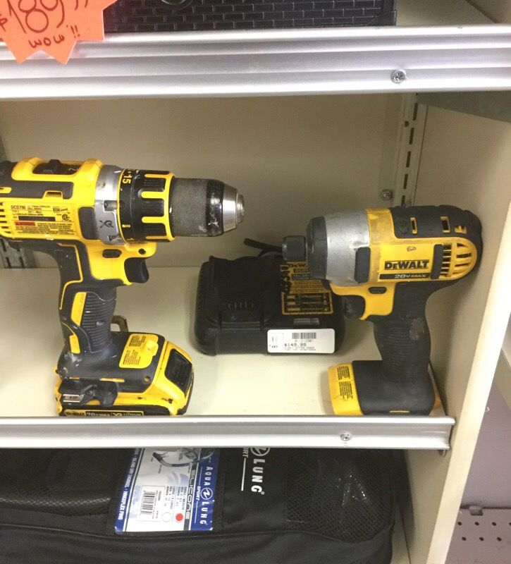 Dewalt 20v Lithium Impact Drill Set