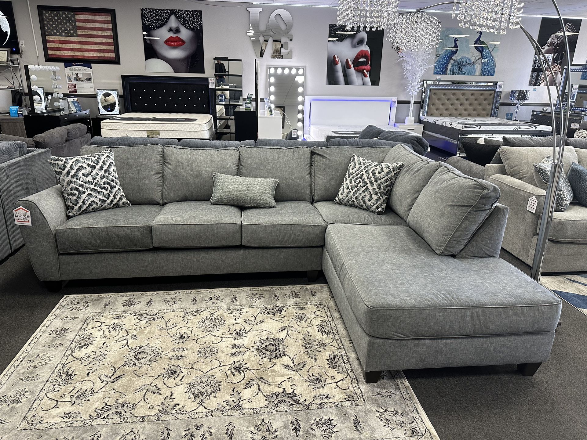 Gray Sofa Sectional 