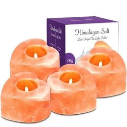 Himalayan Salt candle holders 4 Pack 