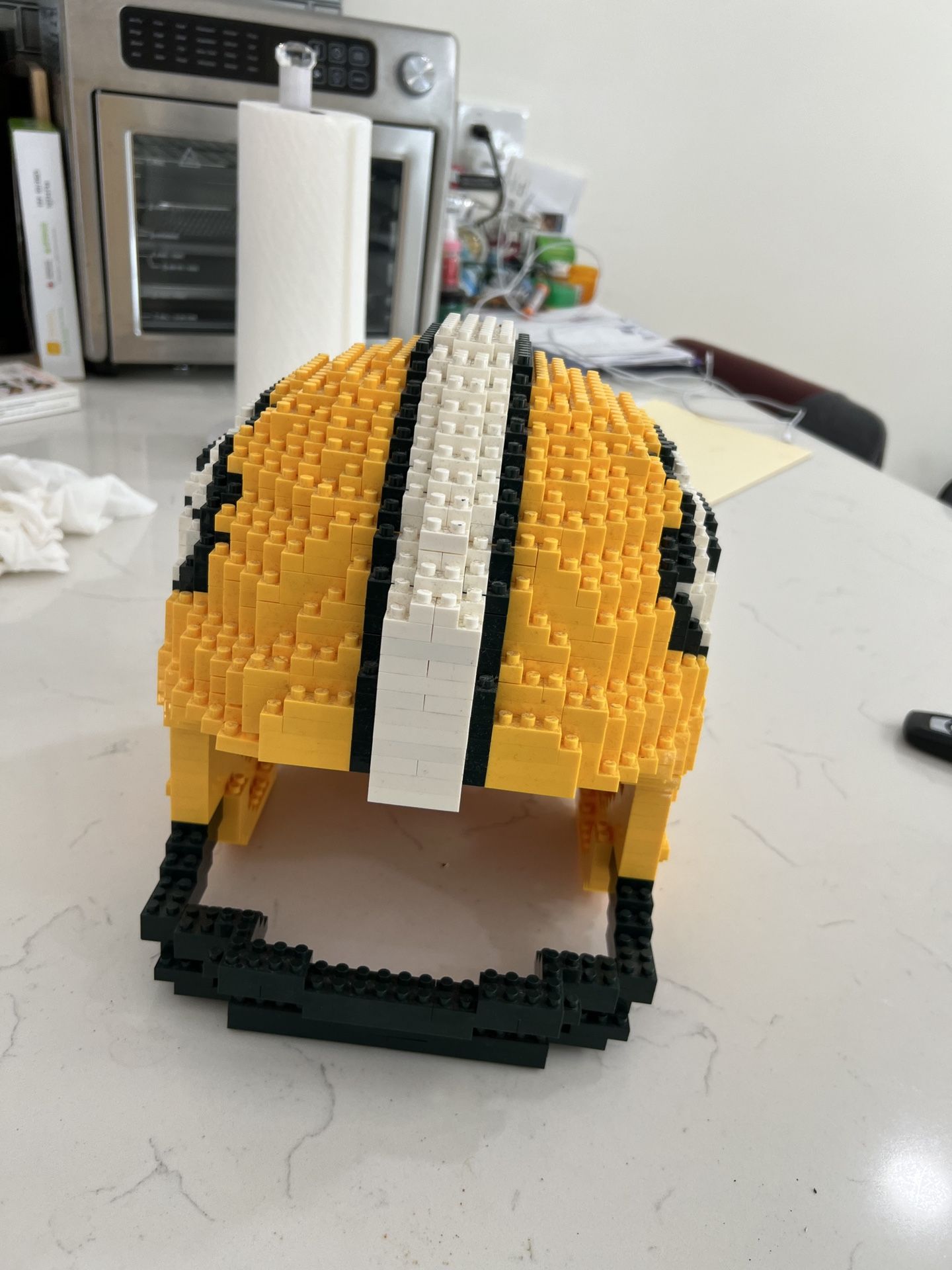 find lego green bay football helmet Packers NFL BRXLZ Mini A fresh helmet on the gridiron means a fresh helmet for your fancave Green Bay Packers 3D Helmet