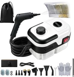 Handheld Steam Cleaner,High Pressure Steam Cleaner With 18pcs Accessories,40.6 Oz Water Tank,6-Level Adjustable Steam And 10s Heat-Up,Home Steam Clean