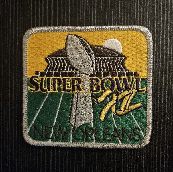 1978 New Orleans, Louisiana Superdome Sew On Patch From The XII Superbowl