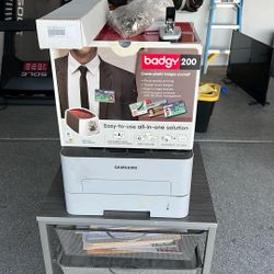 Badgy 200 To Make IDs Printer And Drawer