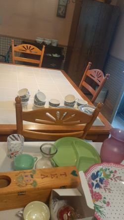 Kitchen table and chair set