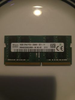 RAM 16GB 2Rx8 PC4 SK hynix