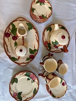 Franciscan Apple dishes