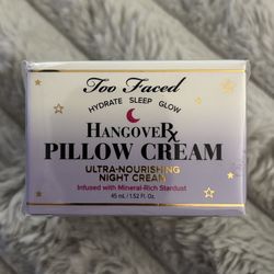 NEW TOO FACED PILLOW CREAM ULTRA NOURISHING NIGHT CREAM $20!