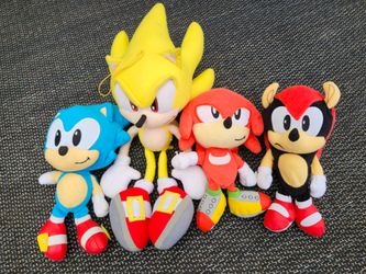 Sonic the Hedgehog Plush Set of 4