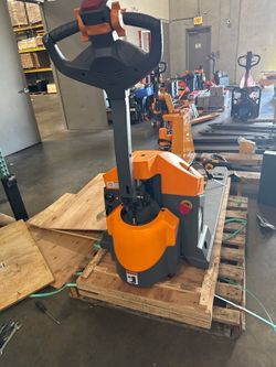 Used Electric Walkie Pallet Truck A-103001 | 4,400 lb Capacity