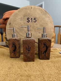 Kokopelli soap dispenser