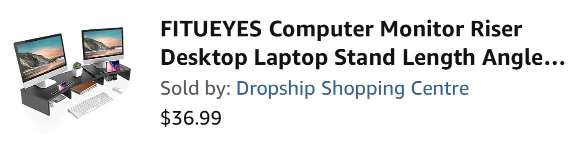 3 Shelf Computer Monitor Riser