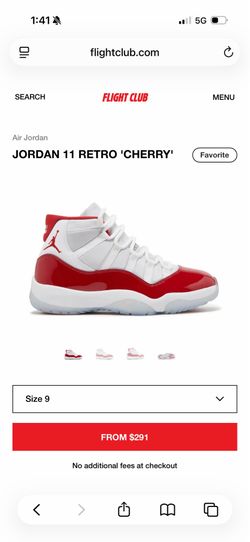 Jordan 11 cherry