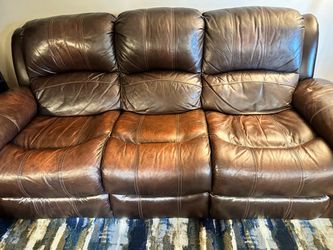 Nice leather couch