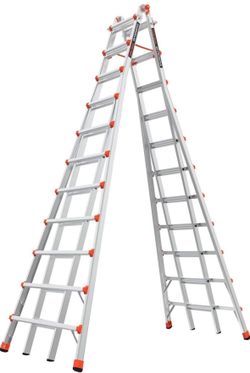 Little Giant SkyScraper M21 Telescoping A-Frame Ladder (11’-21’) - 8/10 Condition