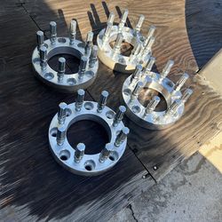 The 8180-8650C wheel spacer/adapter converts 2011+ Chevy/GMC 2500/3500 (8x180mm) trucks to a 8x6.5" Wheel spacer