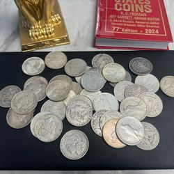Silver Morgan And Peace Dollars At Melt 