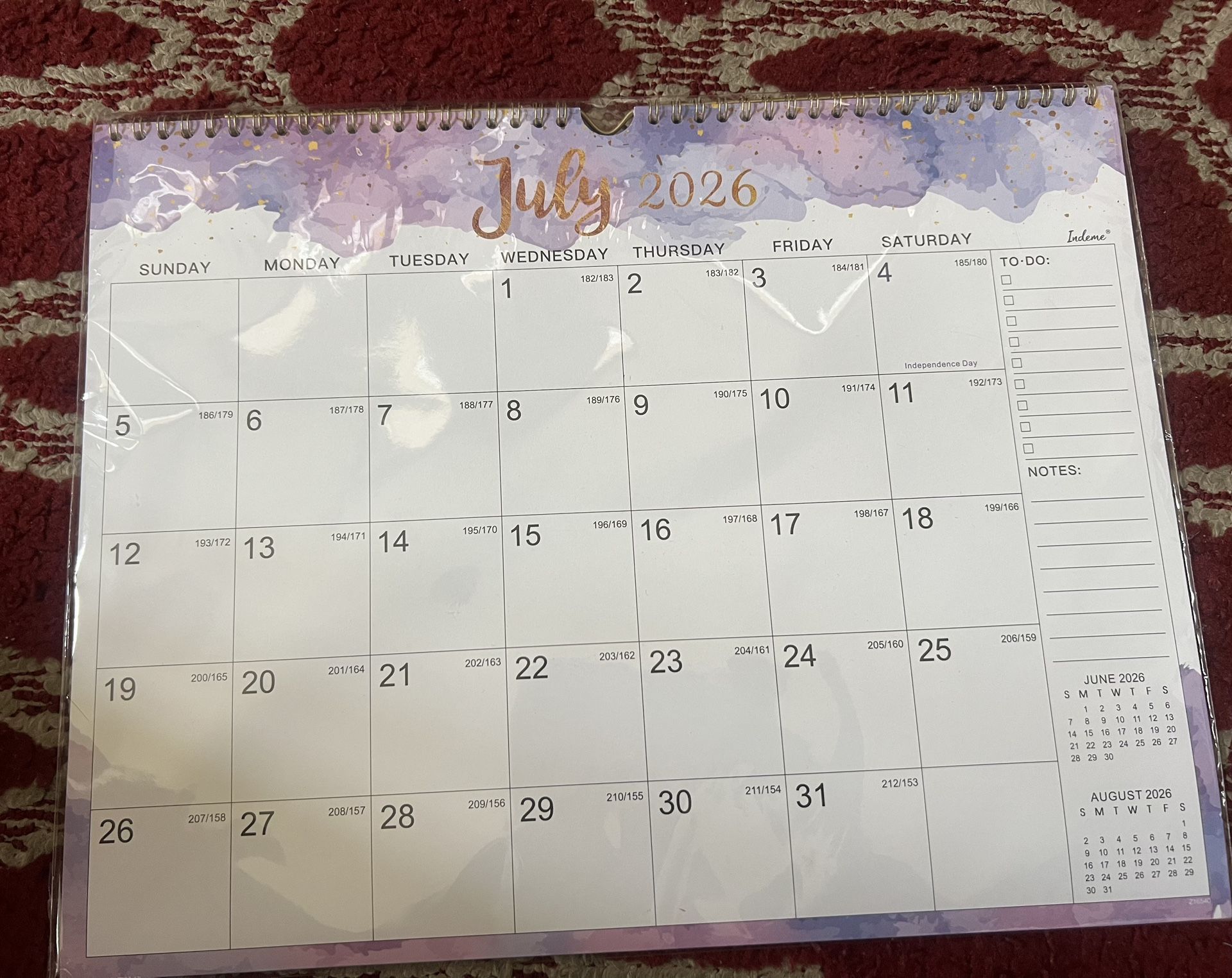 Calendar 2026-2027