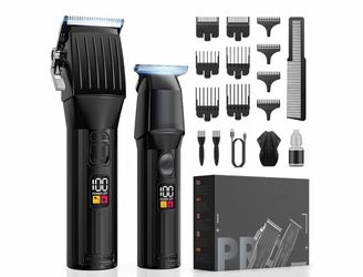 Cordless Hair Clippers for Men Beard Trimmers 2 pieces