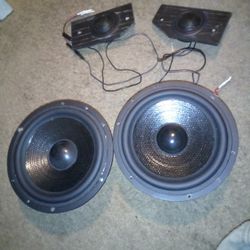 Diamond audio H600 6.5in Speakers With 1In Tweeters 