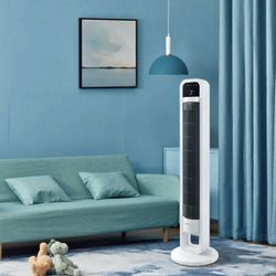 OmniBreeze Tower Fan with Internal Oscillation and Wi-Fi
