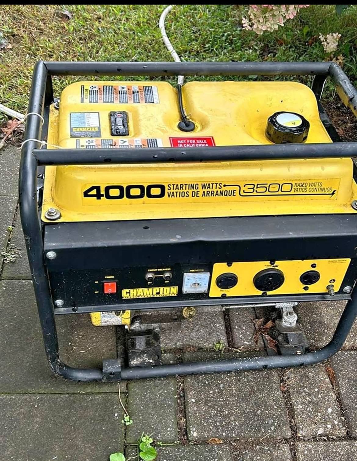 Champion Generator 4000/3500 Watt