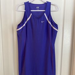Nike DriFit Tennis Dress Outdoors Active Dress SZ XL Purple New