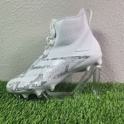 Adidas Adizero Chaos Mid Football Cleats White Snakeskin Men US 10 IE4005