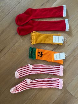 4 Brand New Little Stocking Co Knee High Socks