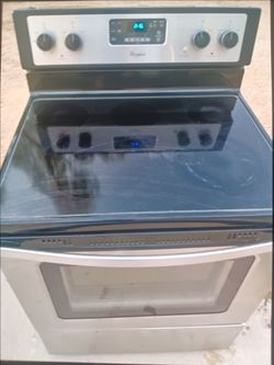 STOVE WHIRLPOOL ELECTRIC STEEL STAINLESS